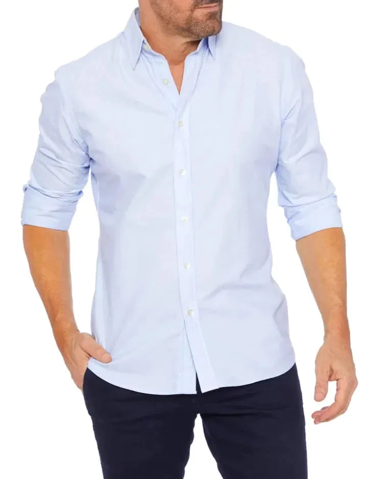 Zipper™ - Oxford Dehnen Reißverschluss Hemd