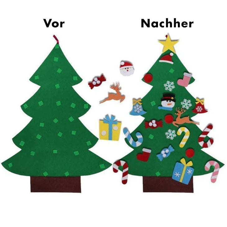 Filz-Weihnachtsbaum™ - Halten Sie Ihre Kinder bei Laune